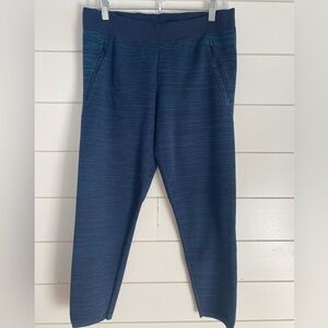 Adidas Women's Blue Pull On Athleisure Joggers Medium Gorpcore Retro Sport